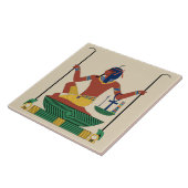 Carreau de céramique de conception égyptienne (Côté)