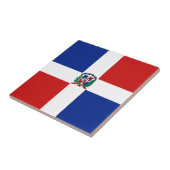 Carreau de céramique de drapeau de la République (Côté)