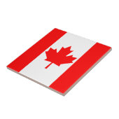 Carreau de céramique de drapeau du Canada (Côté)