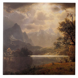 Carreau de céramique de faune de cerfs communs de