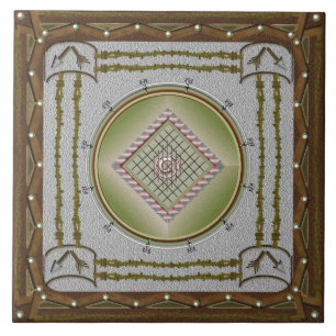 Carreau de céramique de flèche cassée