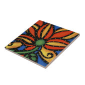 Carreau de céramique de fleur (Côté)