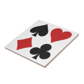 Carreau de céramique de joueur de carte - chacun (Côté)