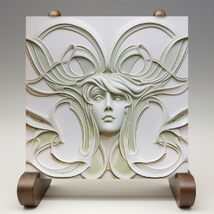 Carreau de céramique de la femme Nouveau