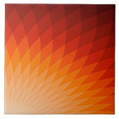 Carreau de céramique de lever de soleil (Devant)