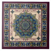 Carreau de céramique de mandala de fenêtre en (Devant)