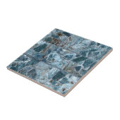 carreau de céramique de marbre bleu (Côté)