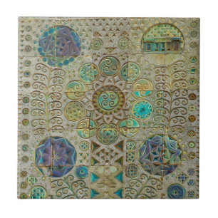 Carreau de céramique de Nouveau d'art