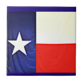 Carreau de céramique de petit drapeau du Texas (Devant)