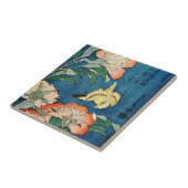 Carreau de céramique de PIVOINES ASIATIQUES (Côté)