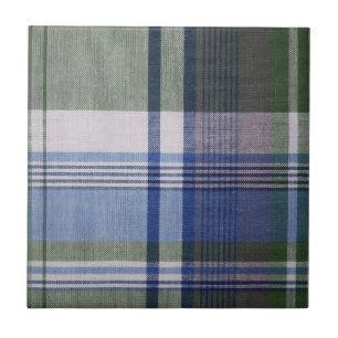 Carreau de céramique de plaid