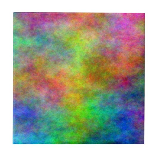 Carreau de céramique de plasma d'arc-en-ciel (Devant)