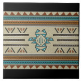 Carreau de céramique de prospérité (Devant)