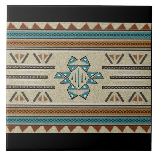 Carreau de céramique de prospérité (Devant)