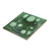 Carreau de céramique de reproduction de l'art déco (Côté)