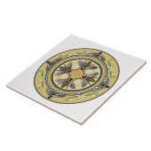 Carreau de céramique de ruche (Côté)