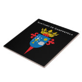 Carreau de céramique de Santiago de Campostela* (Côté)