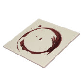 Carreau de céramique de tache d'anneau en verre de (Côté)