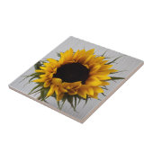 Carreau de céramique de tournesol (Côté)
