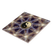 Carreau de céramique de Yin Yang d'or de Starlight (Côté)