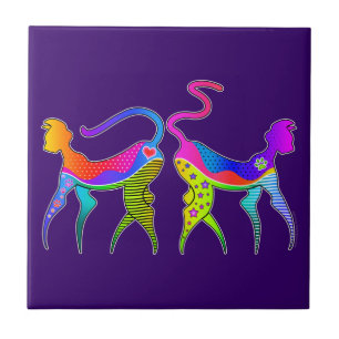 CARREAU DE CÉRAMIQUE, DESSOUS DE VERRE ou TRÉPIED