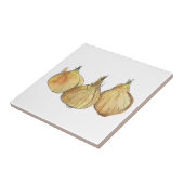 Carreau de céramique d'oignon (Côté)