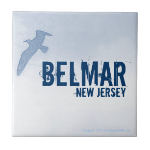 Carreau de céramique du NEW JERSEY de BELMAR (NJ)