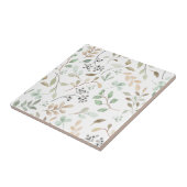 Carreau de céramique Feuilles de nature (Côté)