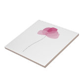 Carreau de céramique fleur simple (Côté)