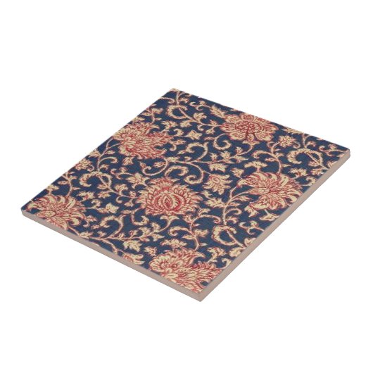 Carreau de céramique floral de papier peint (Côté)