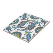 Carreau de céramique floral islamique #1 (Côté)