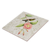 Carreau de céramique gonflé cuivreux de colibri de (Côté)