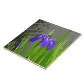 Carreau de céramique Iris Bleu (Côté)
