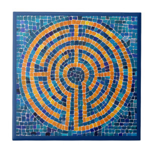 Carreau de céramique LABYRINTH IV 10,8x10,8 cm - B
