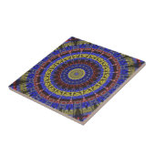 Carreau de céramique mandala décoratif (Côté)