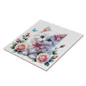 Carreau de céramique mignon (Côté)