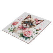Carreau de céramique mignon (Côté)