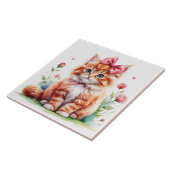 Carreau de céramique mignon (Côté)