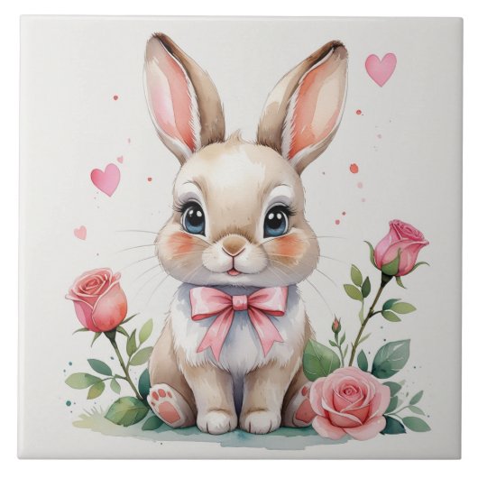 Carreau de céramique mignon (Devant)