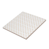 Carreau de céramique moderne classique beige et bl (Côté)