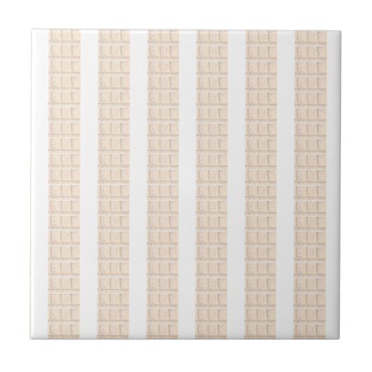 Carreau de céramique moderne classique beige et bl (Devant)