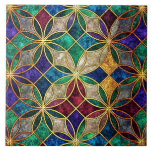 Carreau de céramique mosaïque