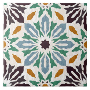 Carreau de céramique - Motif Azulejo Portugais