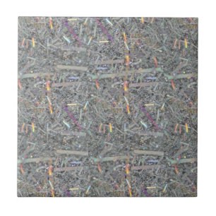 Carreau de céramique motif gris