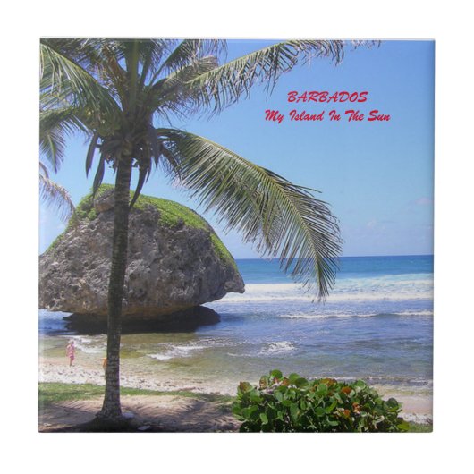 Carreau de céramique orienté des Barbade (Devant)