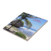 Carreau de céramique orienté des Barbade (Côté)