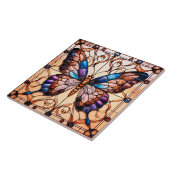 Carreau de céramique papillon (Côté)