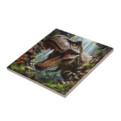 Carreau de céramique T-Rex (Côté)