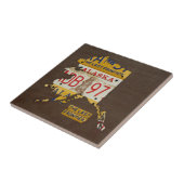 Carreau de céramique V3 de carte de plaque (Côté)