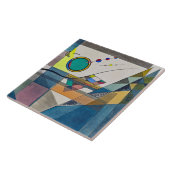 CARREAU DE CÉRAMIQUE - "Vert" - Wassily Kandinsky (Côté)